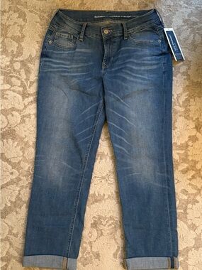 NWT Old Navy Blue Boyfriend Straight Jeans